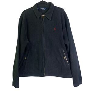 POLO RALPH LAUREN‎ Jacket Fleece Polartec Classic Vintage Full Zip Snap Pockets